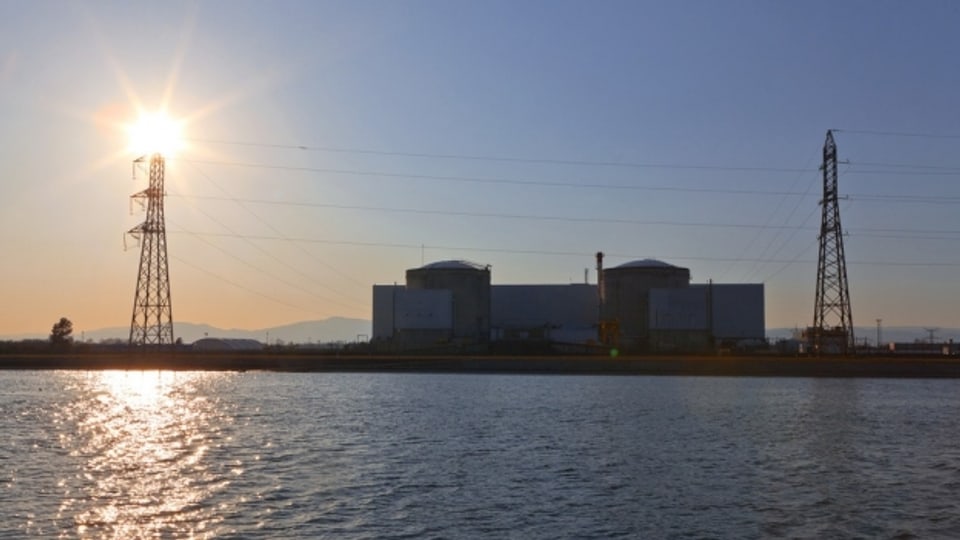 Atomkraftwerk Fessenheim im Elsass.