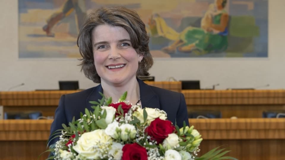 Die strahlende Siegerin: Kathrin Schweizer ist neue Regierungsrätin