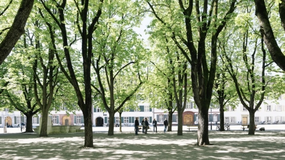 Der kleine Münsterplatz - ein beliebter Treffpunkt und Veranstaltungsort