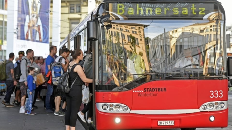 Ersatzbusse statt Ersatzzüge Richtung Luzern