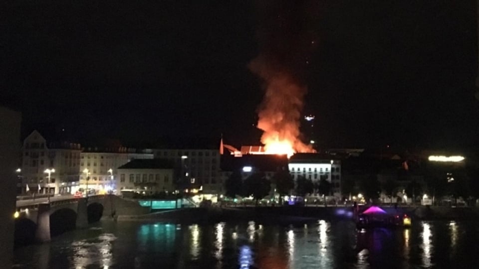Grossbrand in Basel fordert zwei Leichtverletzte
