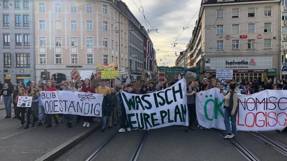 Klimademonstration in Basel