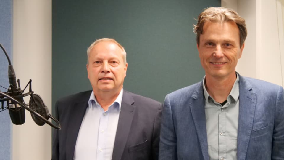 Christophe Haller (FDP) und Thomas Grossenbacher (Grüne) im Streitgespräch