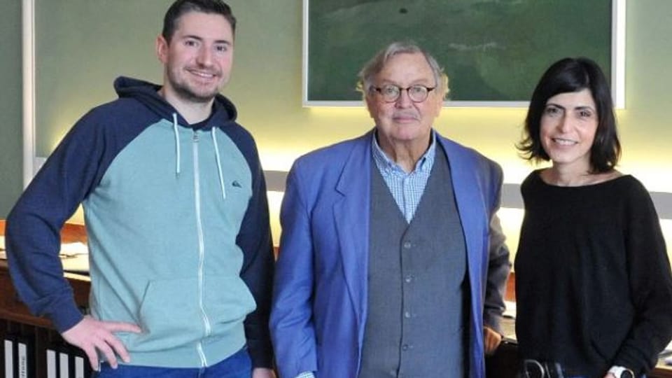 Jan Amsler, Peter Knechtli und Alessandra Paone.