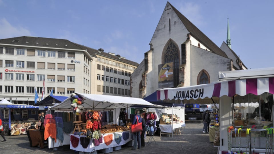 Der Barfüsserplatz in Basel wird umgestaltet