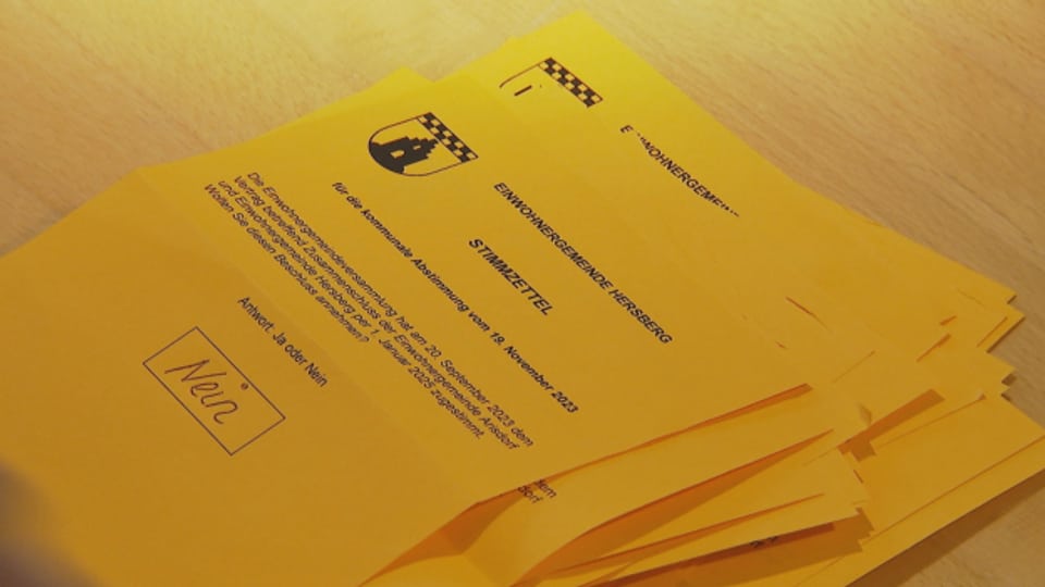 Nein zur Fusion: Nur sechs Stimmen machten in Hersberg den Unterschied