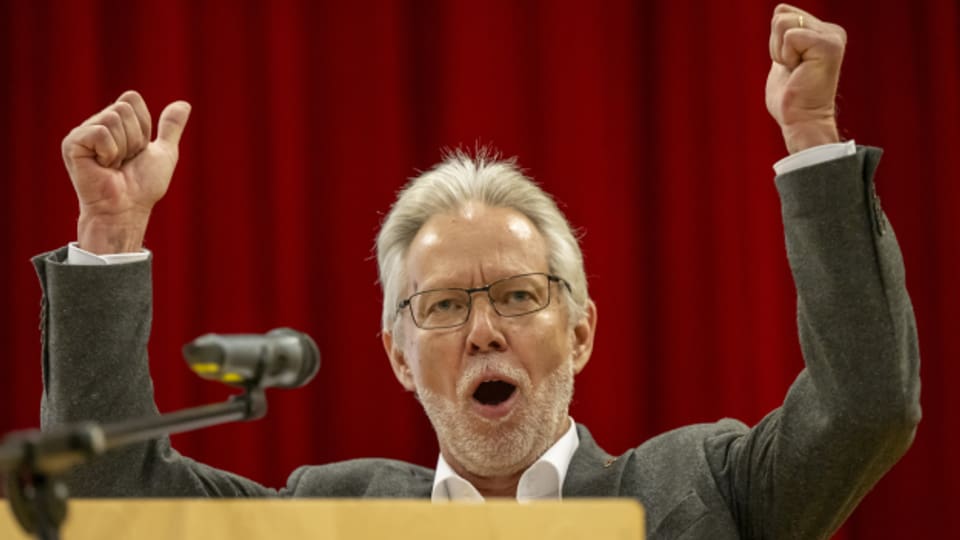 Peter Riebli nach seiner Wahl zum Präsidenten der Baselbieter SVP