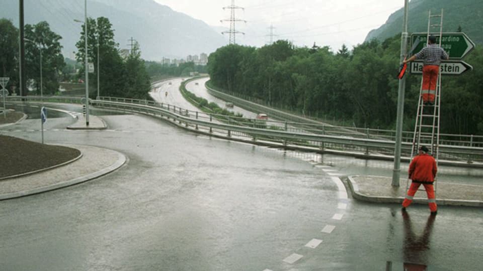 Nach dem Anschluss Chur Nord 1997, könnte es künftig mit Chur Mitte noch eine dritte Ausfahrt geben.