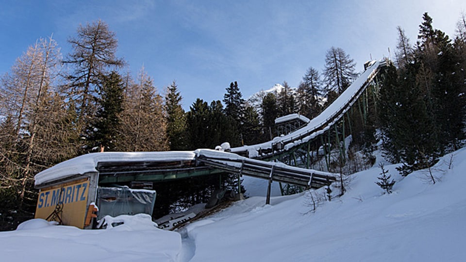 1926 wurde in St. Moritz die Olympiaschanze gebaut.