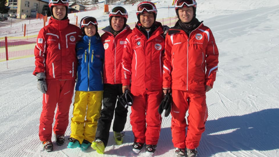 Chinesische Skilehrer sollen Botschafter für die Schweiz werden.