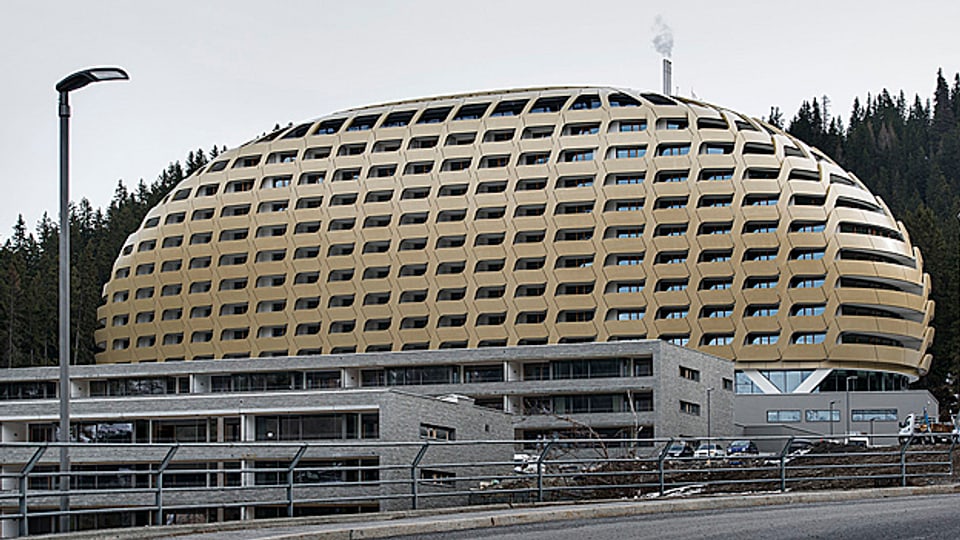 Das Hotel Intercontinental in Davos.