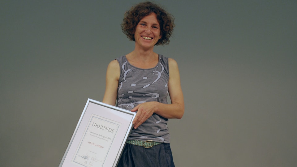 Sara Hauschild gewinnt den Ostschweizer Medienpreis