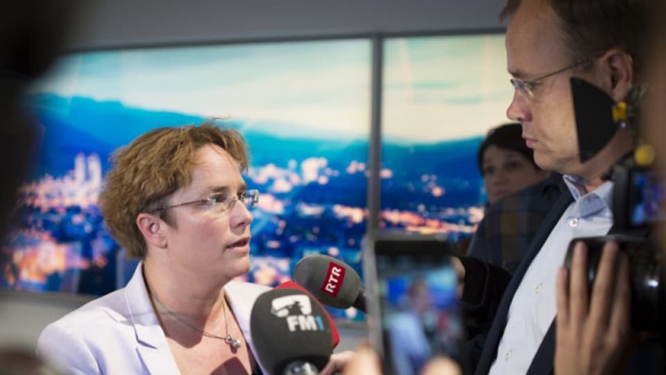 Magdalena Martullo-Blocher zu Gast beim Regionaljournal