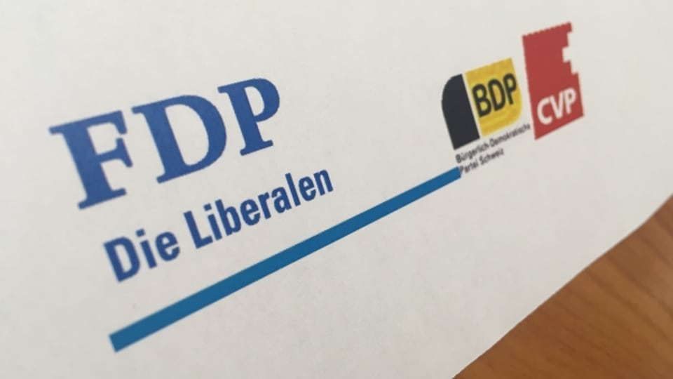  FDP, BDP und CVP gehen in Graubünden Hand in Hand.
