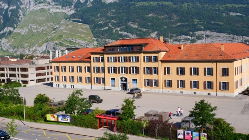 In Chur steht die Kaserne mitten in der Stadt.