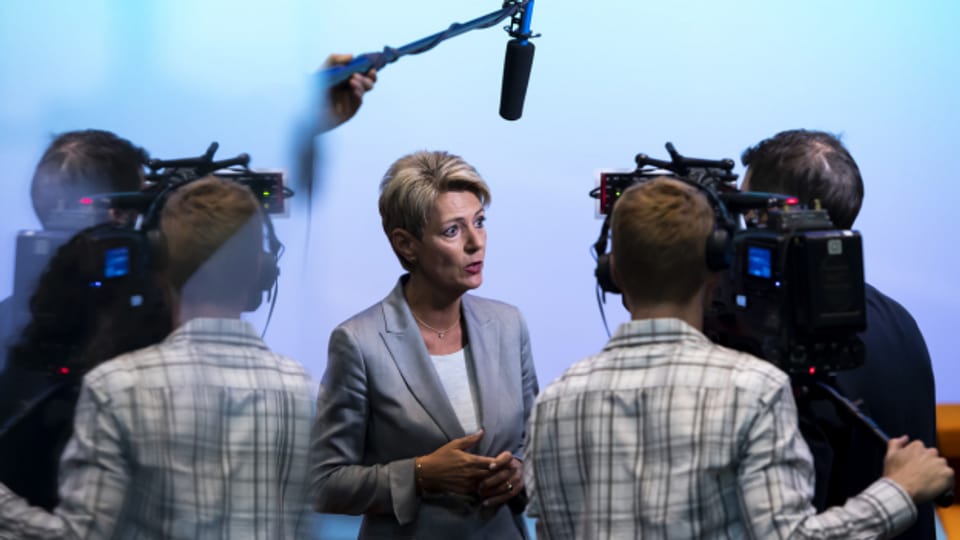 Ein bewegtes erstes Amtsjahr für Bundesrätin Karin Keller-Sutter.