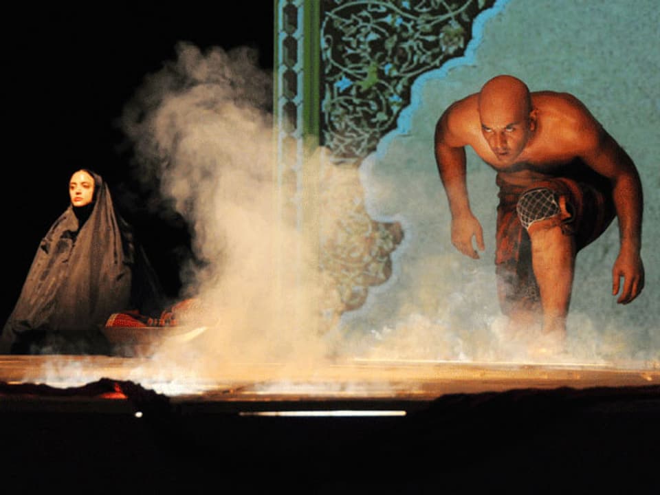 Ungewohnter Akzent: Eine iranische Theatergruppe brachte den Tell-Mythos auf die Bühne.