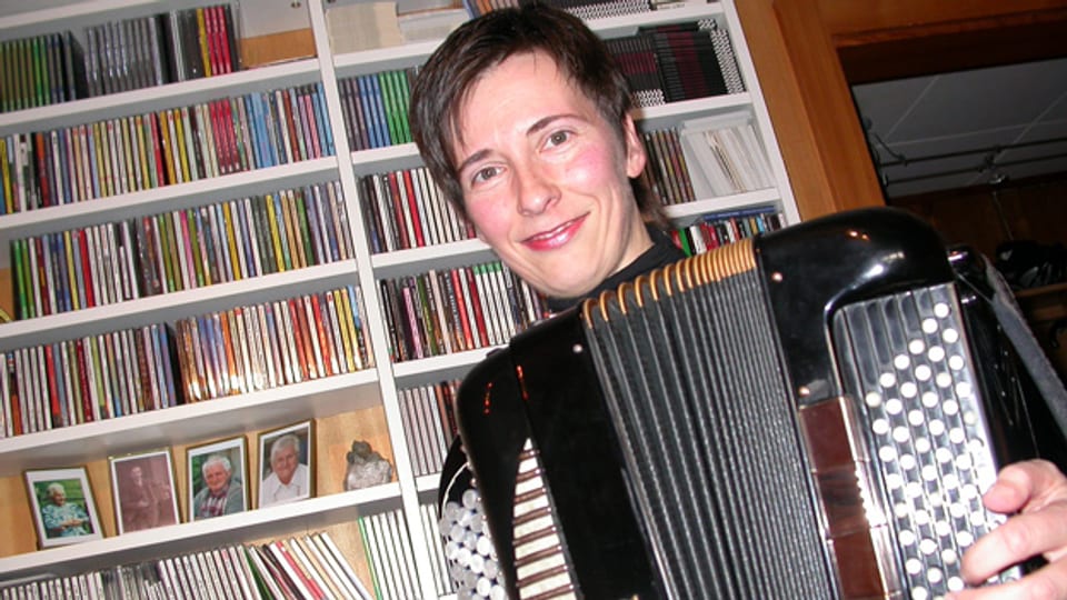 Die Volksmusikerin Claudia Muff aus Ruswil
