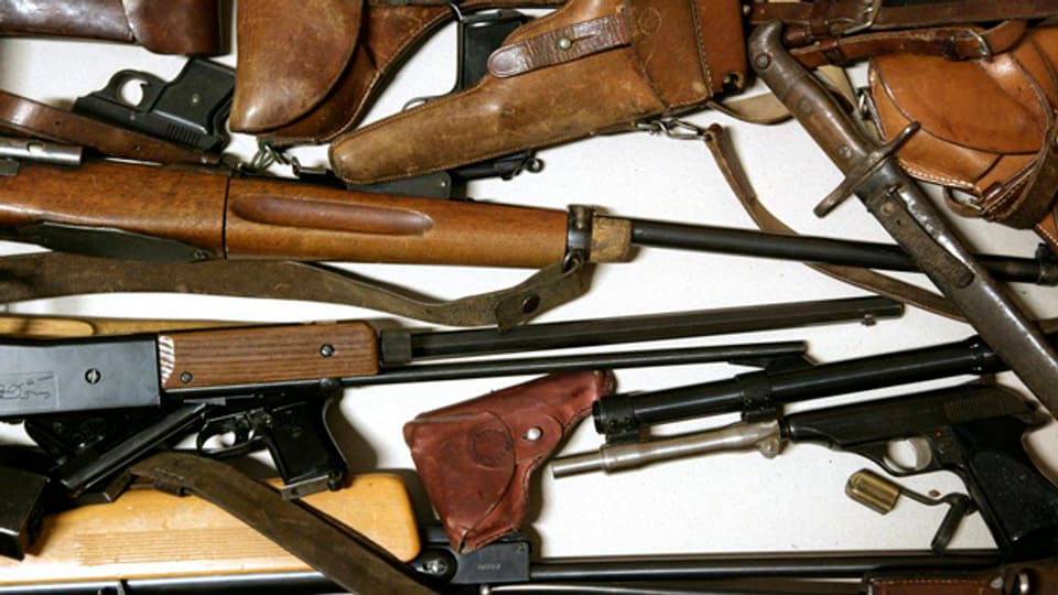 500 überflüssige Waffen wurden bei der Luzerner Polizei abgegeben