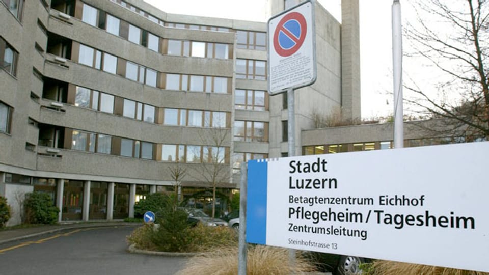 Das Pflegeheim Eichhof soll mit den anderen Heimen der Stadt Luzern ausgelagert werden.