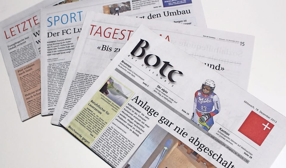 Der Bote der Urschweiz ist jetzt die einzige Schwyzer Tageszeitung.