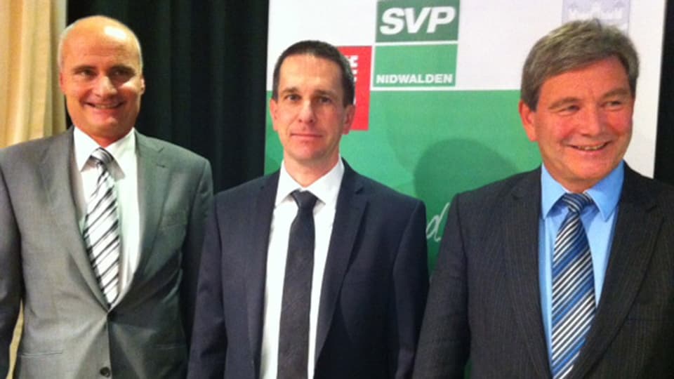 Ueli Amstad, Martin Zimmermann und Res Schmid (von links nach rechts)