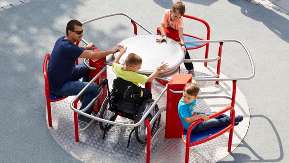 Der Rodte Park soll Menschen mit und ohne Behinderung im Spiel einander näher bringen.