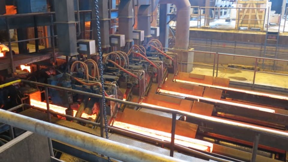 Die Stahlproduktion in der Firma Swisssteel in Emmenbrücke.