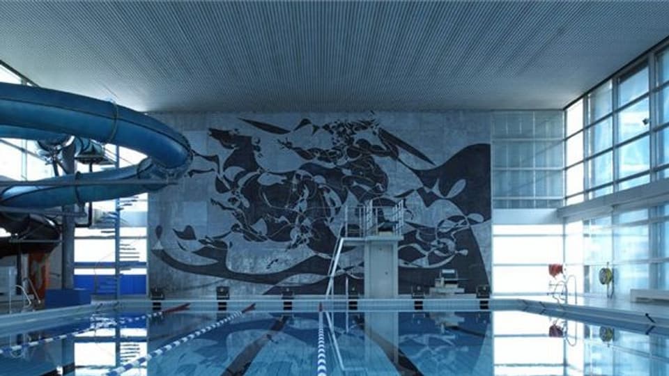 Das Wandbild «Poseidon» soll in Luzern wieder öffentlich zugänglich sein.