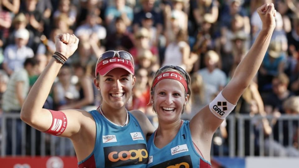 Auch die gebürtige Schwyzerin Tanja Hüberli (links) ist zusammen mit Tanja Goricanec mit dabei am «Lucerne Open».