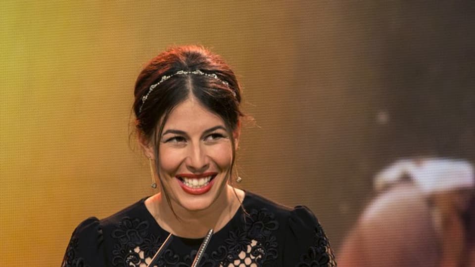 Dominique Gisin bei den Suisse Sports Awards im Dezember 2014