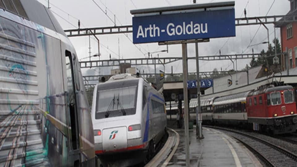 Beim Bahnhof Arth-Goldau soll sich Arth weiter entwickeln.
