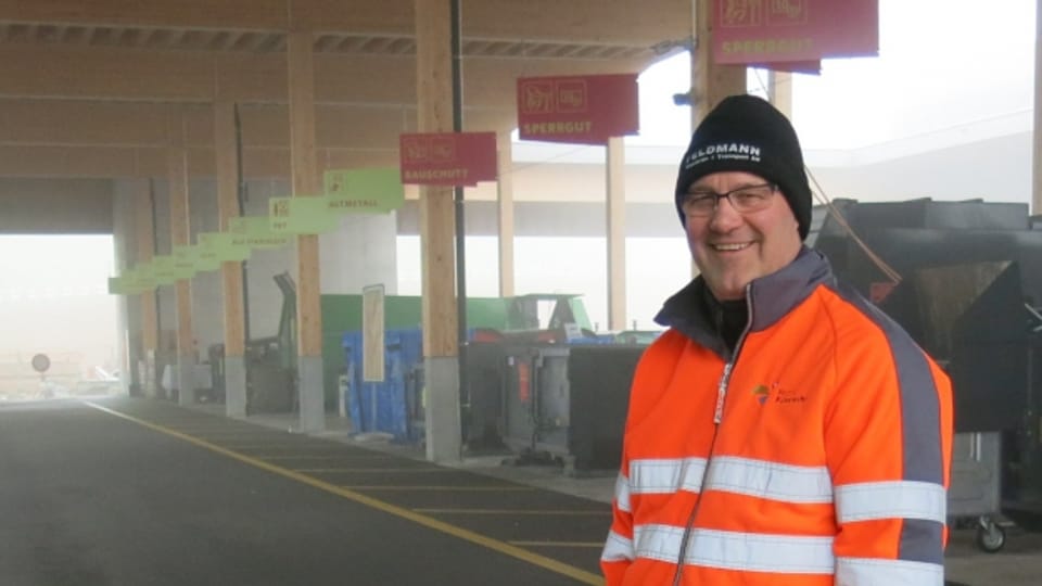 Werkhof-Leiter Rolf Hürlimann wartet auf den grossen Andrang.