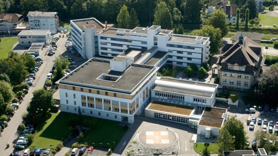 Das Spital Lachen im Kanton Schwyz.
