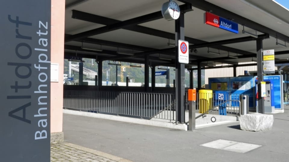 Der Bahnhof Altdorf wird für 60 Millionen Franken ausgebaut.