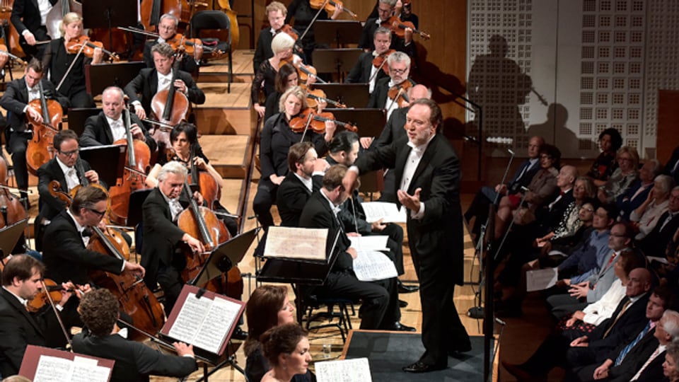 Ricardo Chailly bei seinem Einstand als Leiter des Lucerne Festival Orchestra.