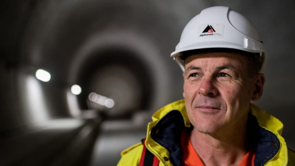 Vor einem Jahr übergab Renzo Simoni den Gotthard Basistunnel der SBB.