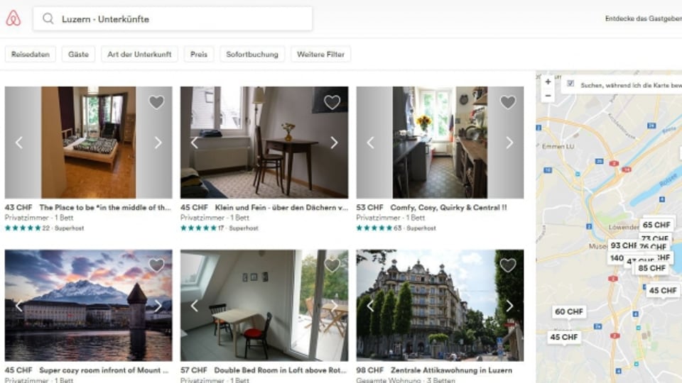 Airbnb in der Stadt Luzern: Das Unbehagen wächst