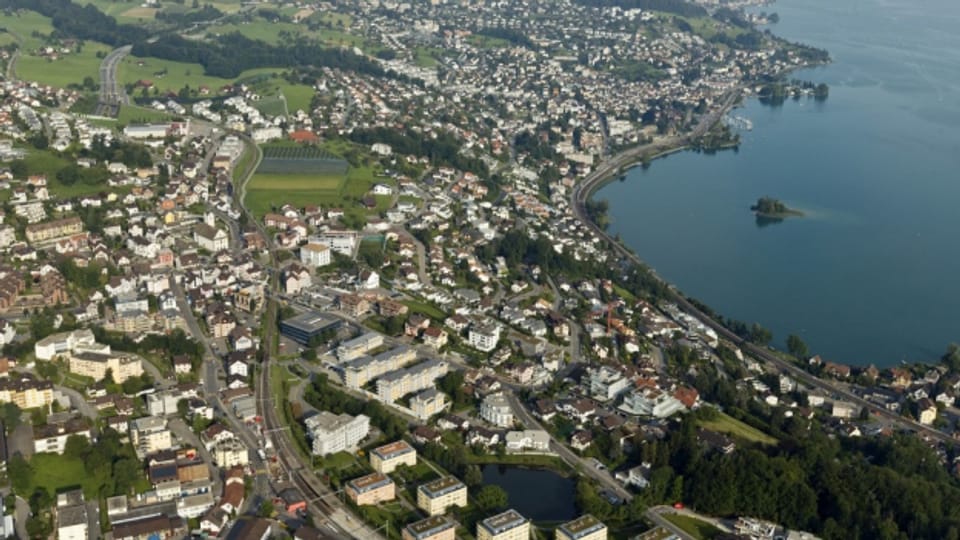 Der Gemeinde Wollerau geht es gut - sie kann ihr Budget um 11,5 Millionen verbessern.