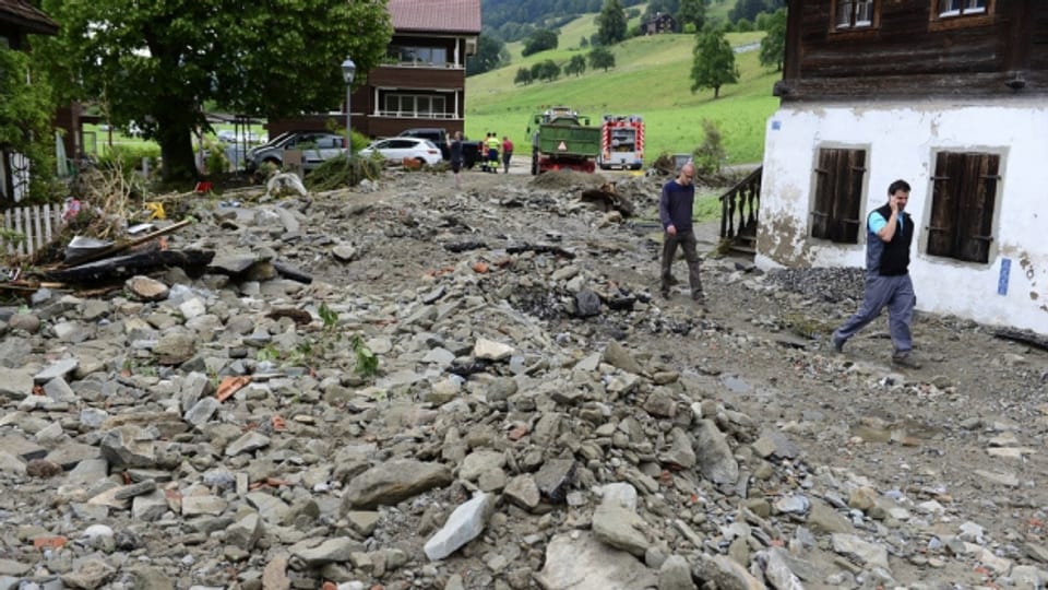 Beim Unwetter im Sommer 2015 richtete der Götzentalbach grosse Schäden an.