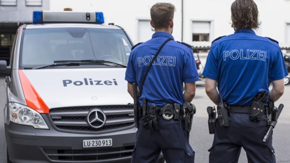 Luzerner Polizisten im Einsatz (Symbolbild)