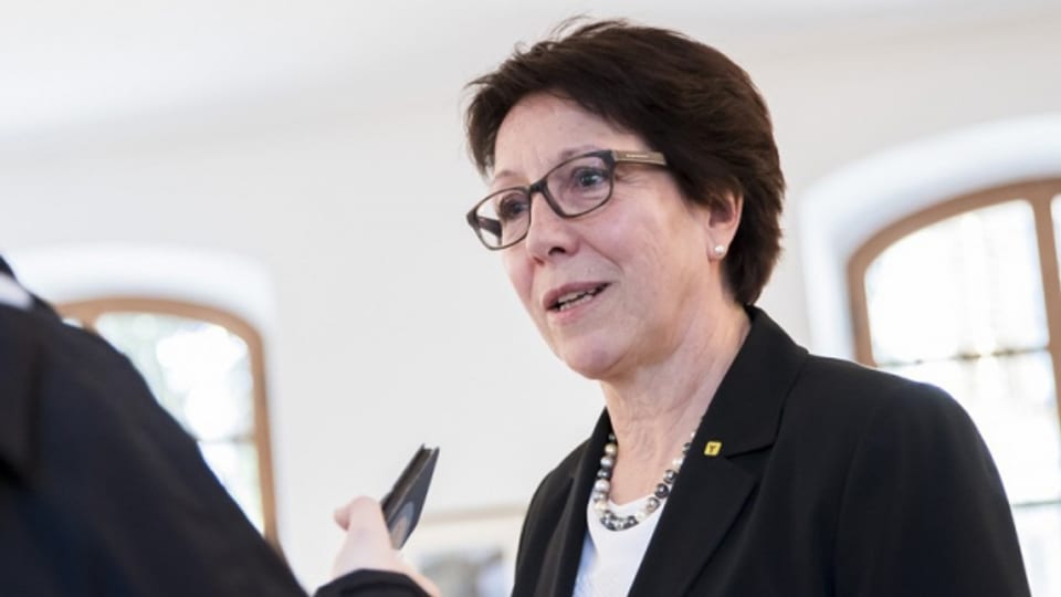 Barbara Bär am Wahlsonntag vom 4. März 2018.