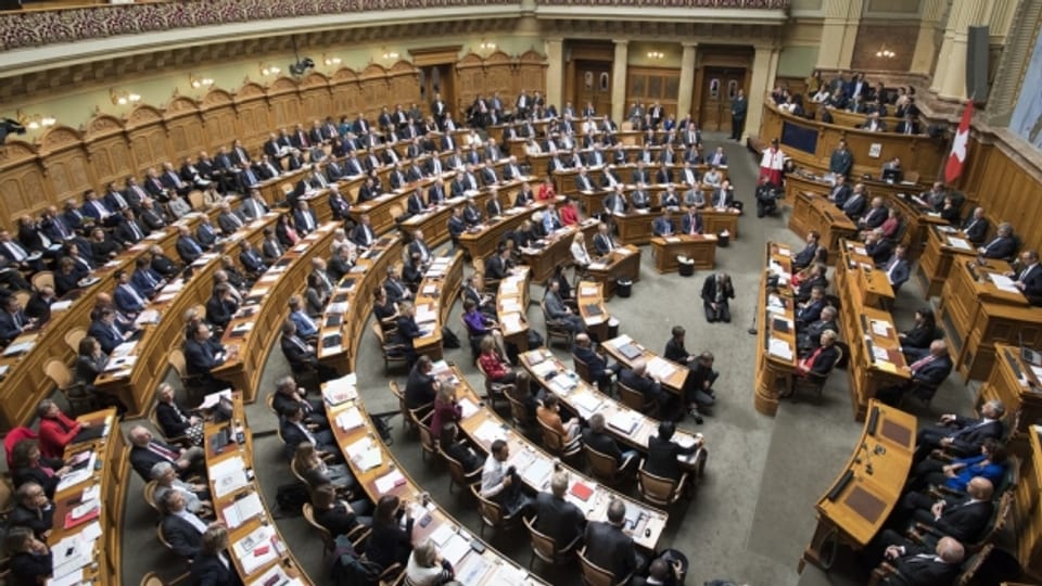 Hier wird gewählt: Die Vereinigte Bundesversammlung tritt im Plenarsaal des Nationalrats zusammen.