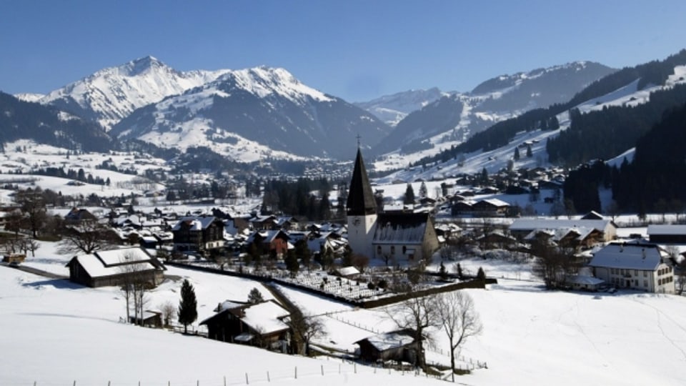 Die Gemeinde Saanen im Berner Oberland.
