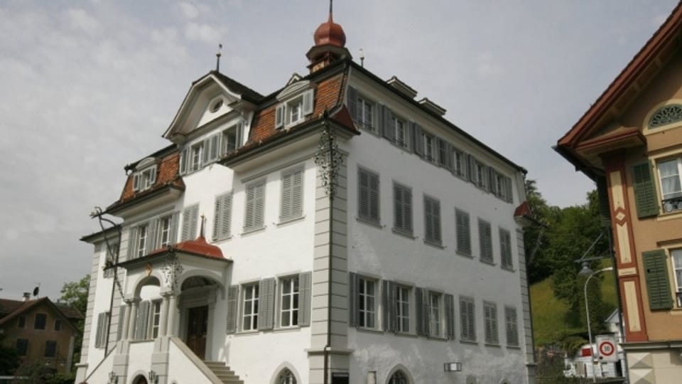 Das Regierungsgebäude im Obwaldner Hauptort Sarnen.