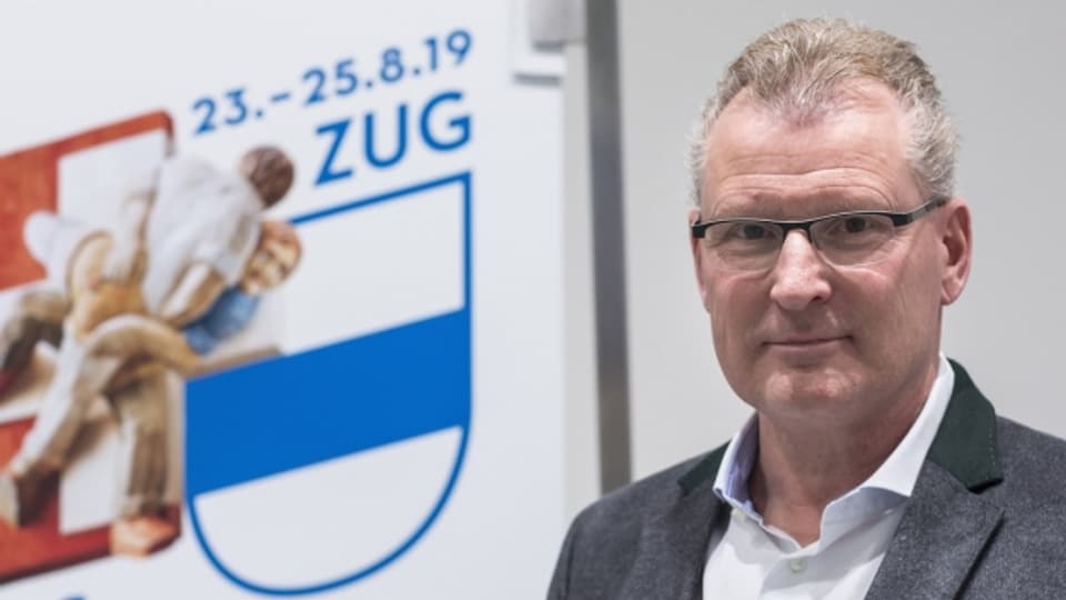 «Wir sind im Zeitplan»: Heinz Tännler, Zuger Regierungsrat und OK-Präsident des ESAF.