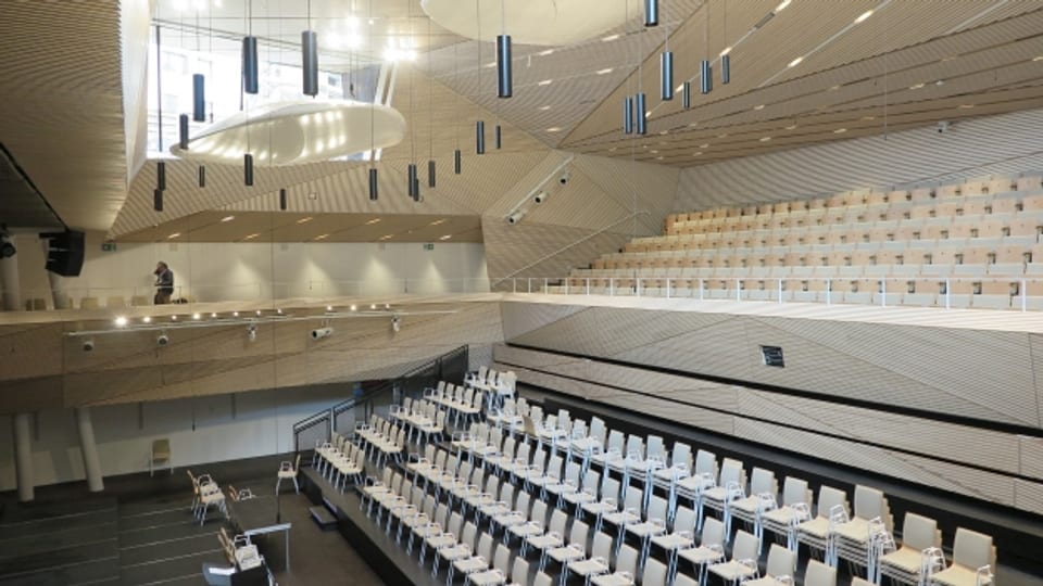 Der neue Konzertsaal in Andermatt.