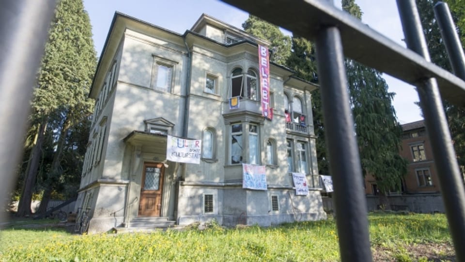 Die besetzte Villa an der Luzerner Obergrundstrasse: Hier hielt sich die Journalistin zu Recherchezwecken auf