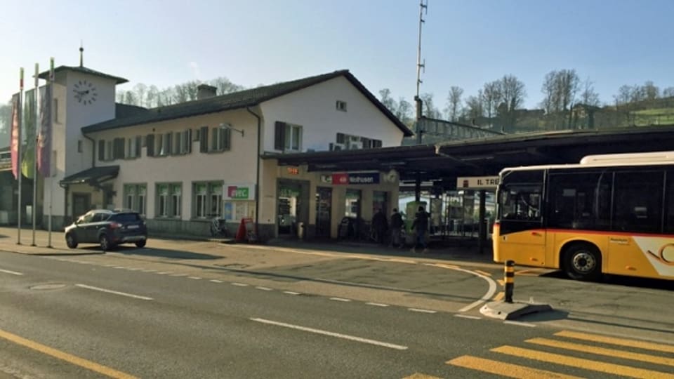 Bahnhof Wolhusen: Die Umgebung soll für 15 Millionen neu gestaltet werden.