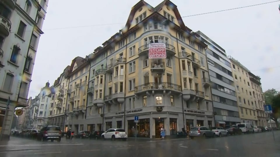 In der Stadt Luzern nimmt die Umnutzung von Wohnungen für Airbnb-Vermietungen zu.
